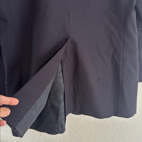 Savile Row Blue Sport Coat Blazer Cruise Cocktail Party Gold Buttons 42L Captain - Picture 4 of 10